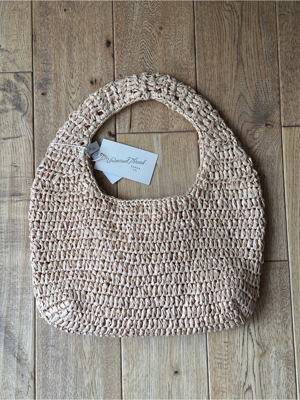 NEW Universal Thread Casual Raffia Shoulder Bag